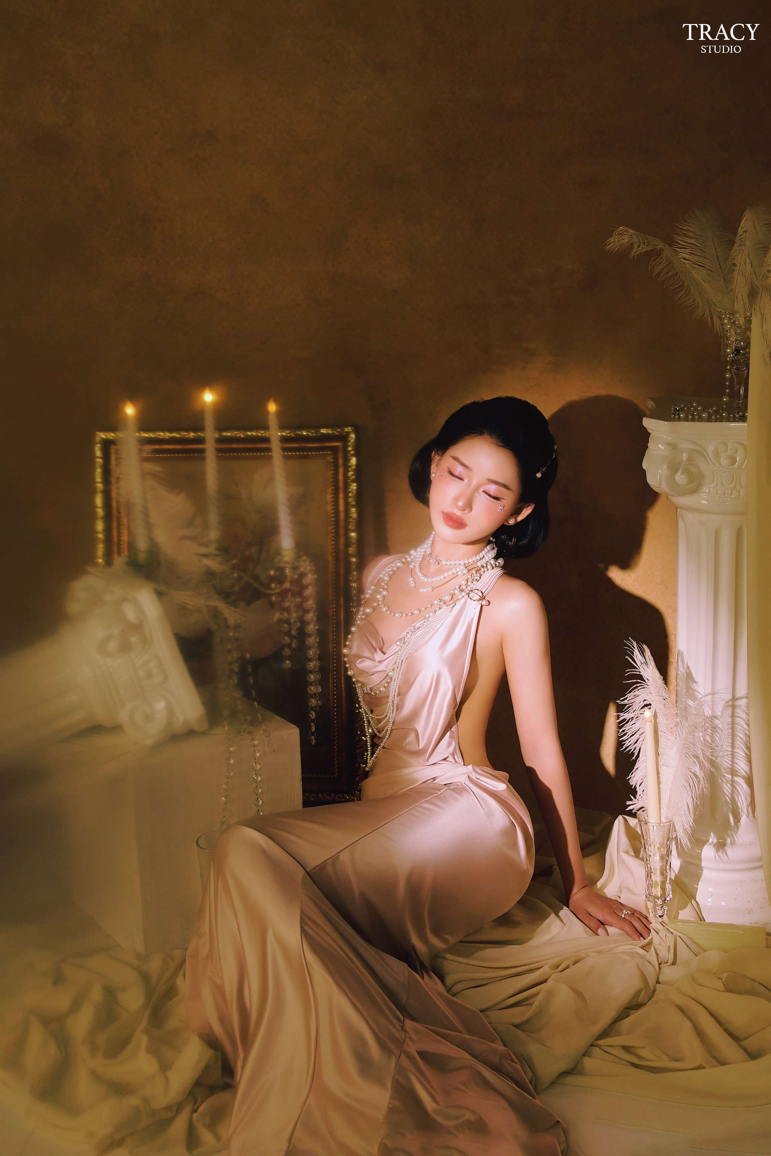 tracy studio chụp concept nàng thơ cổ điển mộc quyên